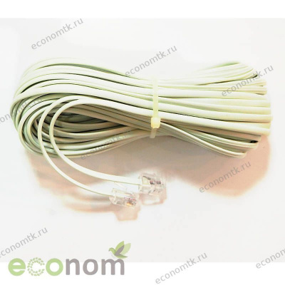 Удлинитель телефонный Крона 15м белый Удлинитель телефонный Крона 15м белый