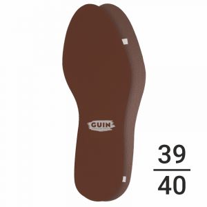 Стельки из натуральной кожи с покрытием Soft-touch GUIN темно-коричневый 39-40 (не красят носки) Стельки из натуральной кожи с покрытием Soft-touch GUIN темно-коричневый 39-40 (не красят носки)