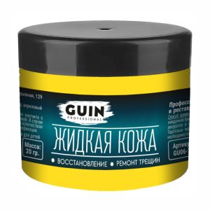 Жидкая кожа для ремонта и реставрации 20 г. Guin (желтый 1023) Жидкая кожа для ремонта и реставрации 20 г. Guin (желтый 1023)