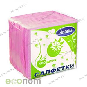 Салфетки РОЗОВЫЕ Антелла 100шт 1/54 Салфетки РОЗОВЫЕ Антелла 100шт 1/54