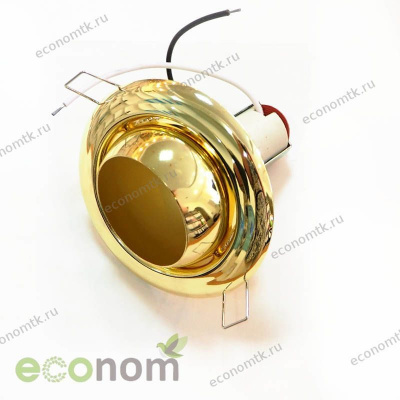 Встраиваемый светильник Horoz HL734 Золото под рефлекторную лампу Встраиваемый светильник Horoz HL734 Золото под рефлекторную лампу