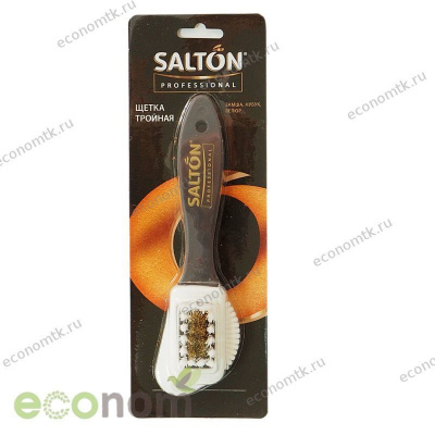 Щетка для замши, нубука, велюра тройная Salton Prof Щетка для замши, нубука, велюра тройная Salton Prof