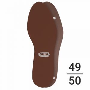 Стельки из натуральной кожи с покрытием Soft-touch GUIN темно-коричневый 49-50 (не красят носки) Стельки из натуральной кожи с покрытием Soft-touch GUIN темно-коричневый 49-50 (не красят носки)