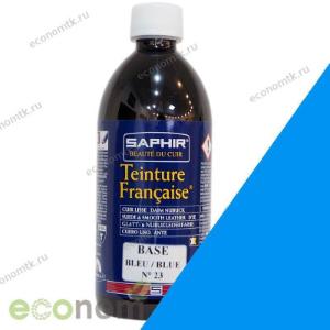 Краситель для кожи и замши Saphir Teinture 0,5л ярко-синий Краситель для кожи и замши Saphir Teinture 0,5л ярко-синий