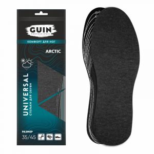 Стельки зимние двухслойные из шерсти и латексный пены GUIN ARCTIC б/р 1/5/60 Стельки зимние двухслойные из шерсти и латексный пены GUIN ARCTIC б/р 1/5/60