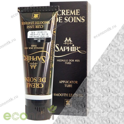 Крем краска нейтральный Saphir Medaille Creme de soins 75 мл туба с губкой Крем краска нейтральный Saphir Medaille Creme de soins 75 мл туба с губкой