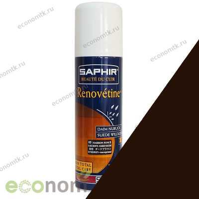 Аэрозоль для замши и нубука темно-коричневый Saphir Special Daim Nubuck 200 мл Аэрозоль для замши и нубука темно-коричневый Saphir Special Daim Nubuck 200 мл