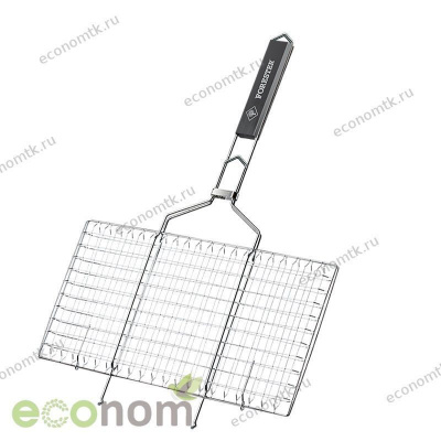 Решетка гриль Forester для стейков большая 22х44 см., съемная ручка 1/12 Решетка гриль Forester для стейков большая 22х44 см., съемная ручка 1/12