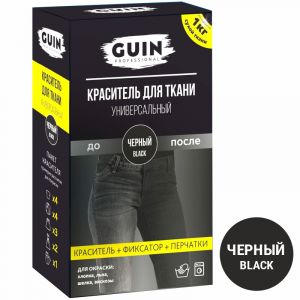 Набор для покраски ткани GUIN с фиксатором черный Набор для покраски ткани GUIN с фиксатором черный