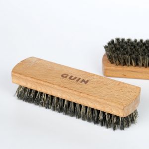 Щетка для обуви 160х48х16 мм. Guin (натуральная щетина черная, бук, воск)  Щетка для обуви 160х48х16 мм. Guin (натуральная щетина черная, бук, воск)