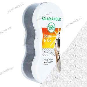 Губка блеск для обуви Salamander Shine&go бесцветная Губка блеск для обуви Salamander Shine&go бесцветная