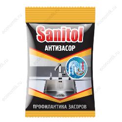 Средство для чистки труб Sanitol Антизасор 90 гр Средство для чистки труб Sanitol Антизасор 90 гр