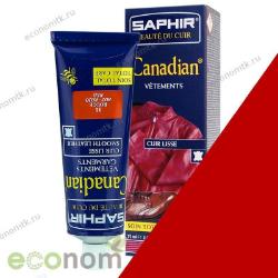 Крем краска для курток и сумок ярко-красная Saphir Canadian 75 мл без губки Крем краска для курток и сумок ярко-красная Saphir Canadian 75 мл без губки