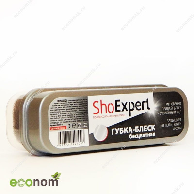 Губка - блеск ShoExpert бесцветная для гладкой кожи Губка - блеск ShoExpert бесцветная для гладкой кожи