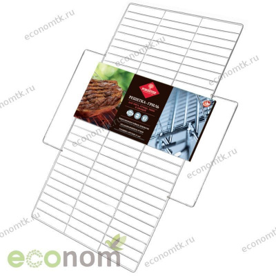 Решетка для мангала Forester 24х48 см толщина прутьев 3 мм Решетка для мангала Forester 24х48 см толщина прутьев 3 мм