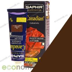Крем краска для курток и сумок коричневая Saphir Canadian 75 мл без губки Крем краска для курток и сумок коричневая Saphir Canadian 75 мл без губки