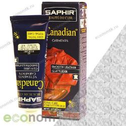 Крем краска для курток и сумок бесцветный Saphir Canadian 75 мл без губки Крем краска для курток и сумок бесцветный Saphir Canadian 75 мл без губки