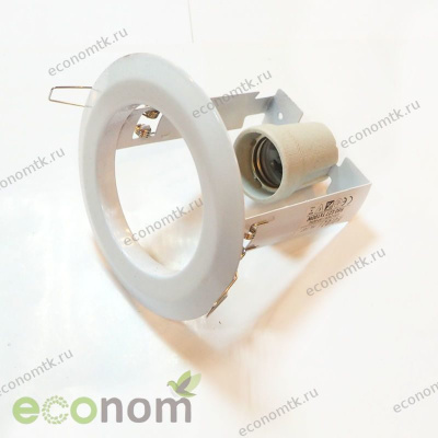 Встраиваемый светильник Horoz HL737 2шт Белый под лампочку Встраиваемый светильник Horoz HL737 2шт Белый под лампочку