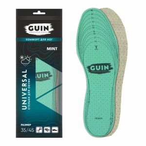 Стельки универсальные из латексной пены GUIN MINT б/р 1/5/60 Стельки универсальные из латексной пены GUIN MINT б/р 1/5/60