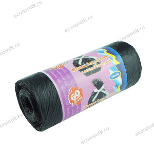 Мешки мусорные Антелла с завязками 60л 30 шт  Мешки мусорные Антелла с завязками 60л 30 шт