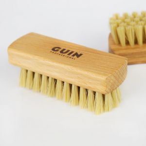 Щетка для обуви 100х36х16 мм. Guin (натуральная щетина белая, бук, воск) Щетка для обуви 100х36х16 мм. Guin (натуральная щетина белая, бук, воск)