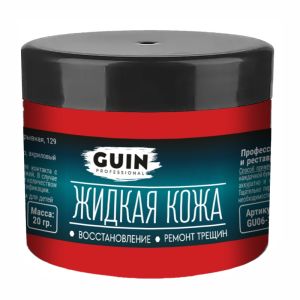 Жидкая кожа для ремонта и реставрации 20 г. Guin (красный 3020) Жидкая кожа для ремонта и реставрации 20 г. Guin (красный 3020)