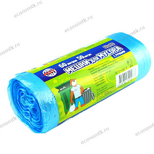 Мусорные пакеты AST 60л 50шт с ручками AST синие Мусорные пакеты AST 60л 50шт с ручками AST синие